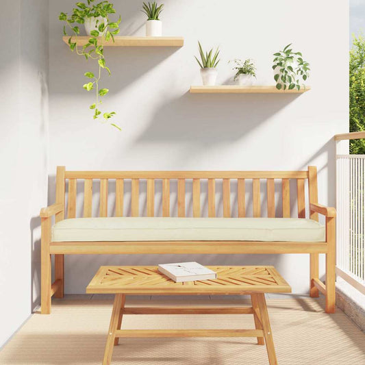 vidaXL Μαξιλάρι παλέτας Κρεμ 200 x 40 x 8 εκ. Ύφασμα Οξφόρδης
