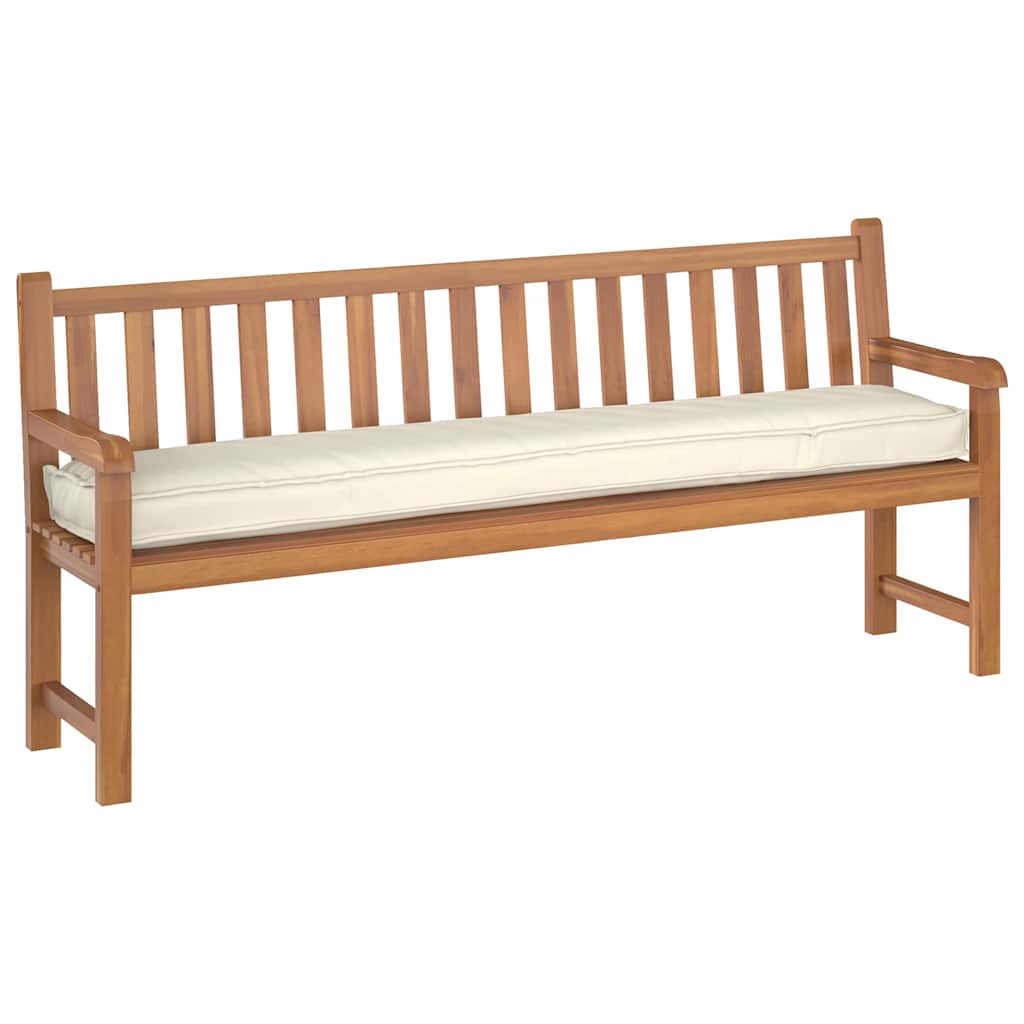vidaXL Μαξιλάρι παλέτας Κρεμ 200 x 40 x 8 εκ. Ύφασμα Οξφόρδης