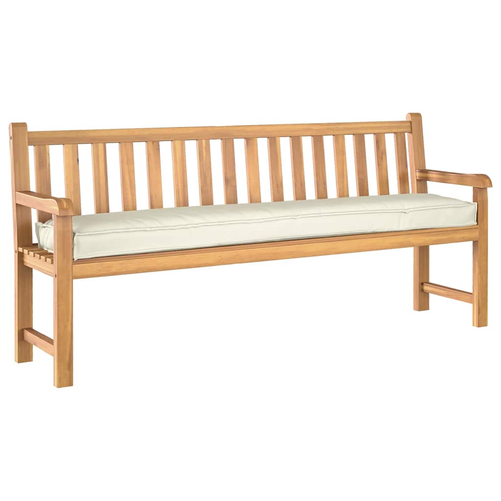 vidaXL Μαξιλάρι παλέτας Κρεμ 200 x 40 x 8 εκ. Ύφασμα Οξφόρδης
