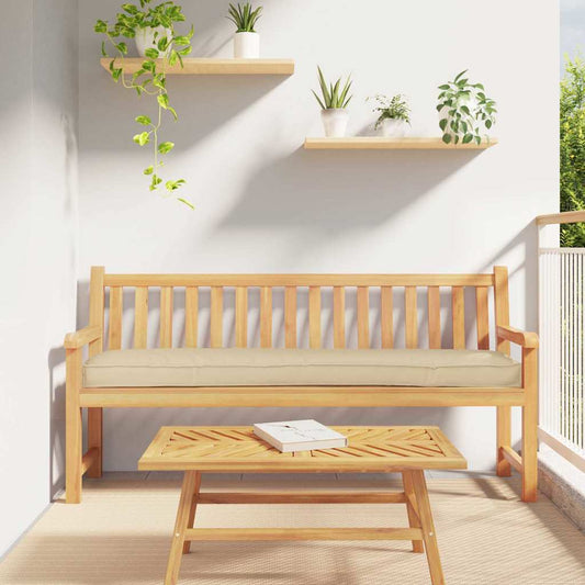 vidaXL Μαξιλάρι παλέτας Μπεζ 200 x 40 x 8 εκ. Ύφασμα Οξφόρδης