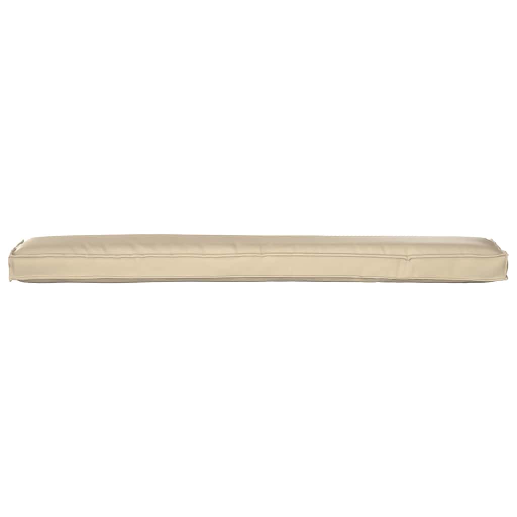 vidaXL Μαξιλάρι παλέτας Μπεζ 200 x 40 x 8 εκ. Ύφασμα Οξφόρδης