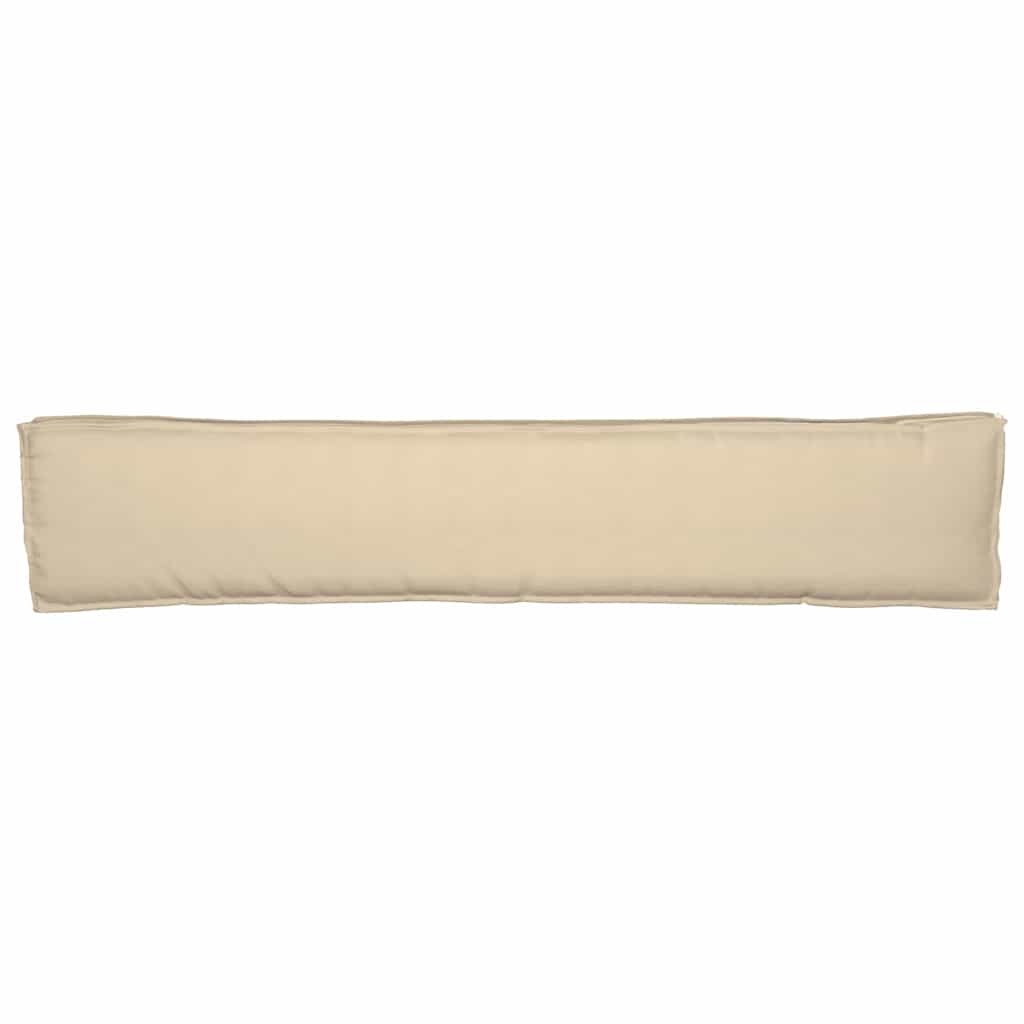 vidaXL Μαξιλάρι παλέτας Μπεζ 200 x 40 x 8 εκ. Ύφασμα Οξφόρδης