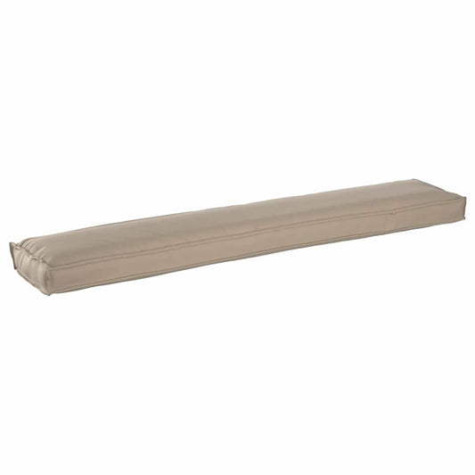 vidaXL Μαξιλάρι παλέτας Taupe 200 x 40 x 8 εκ. Ύφασμα Οξφόρδης