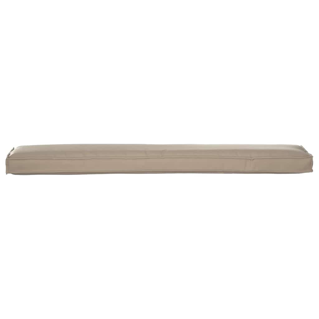 vidaXL Μαξιλάρι παλέτας Taupe 200 x 40 x 8 εκ. Ύφασμα Οξφόρδης