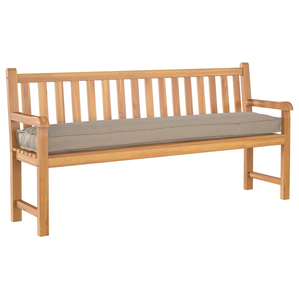 vidaXL Μαξιλάρι παλέτας Taupe 200 x 40 x 8 εκ. Ύφασμα Οξφόρδης
