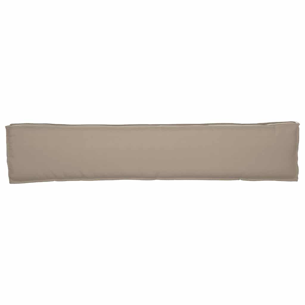 vidaXL Μαξιλάρι παλέτας Taupe 200 x 40 x 8 εκ. Ύφασμα Οξφόρδης