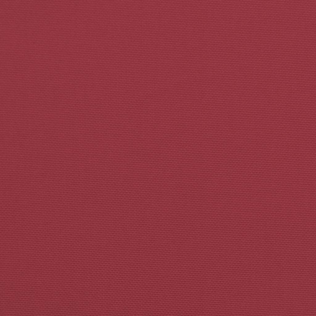 vidaXL Μαξιλάρι παλέτας Μπορντό 200 x 40 x 8 εκ. Ύφασμα Oxford