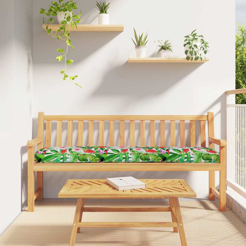 vidaXL Μαξιλάρι παλέτας Floral Τροπική Ζούγκλα 200 x 40 x 8 εκ.