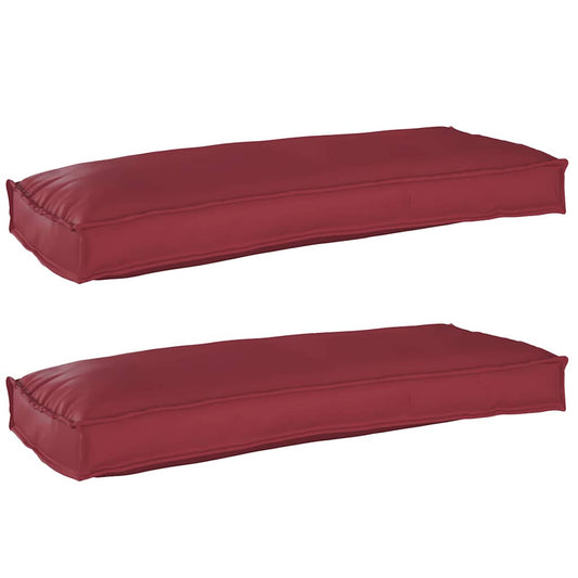 vidaXL Σετ Μαξιλαριών Πάγου 2 pcs Μπορντό 100 x 40 x 8 εκ