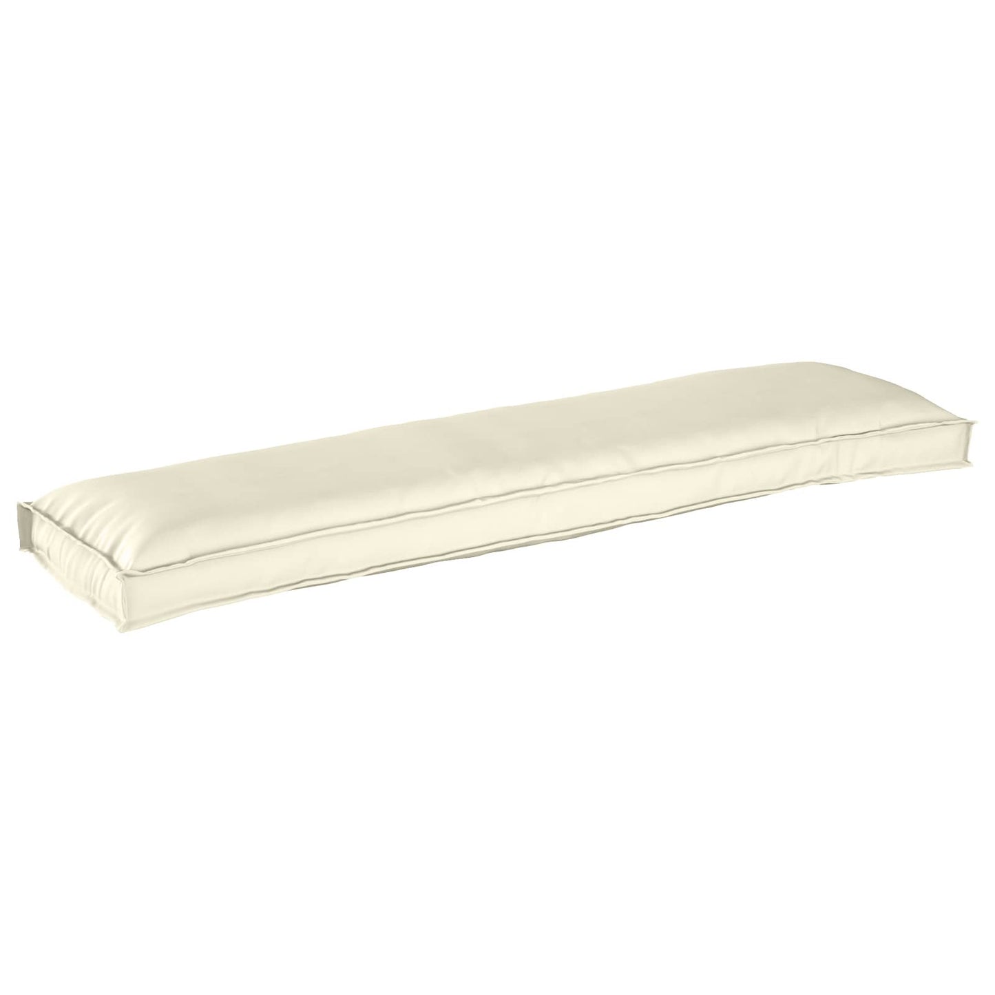 vidaXL Σετ Μαξιλαριών Πάγου 2 pcs Κρεμ 150 x 40 x 8 εκ.