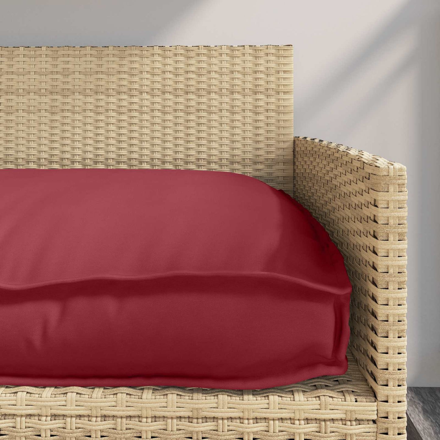 vidaXL Σετ Μαξιλαριών Πάγου 2 pcs Μπορντό 150 x 40 x 8 εκ.