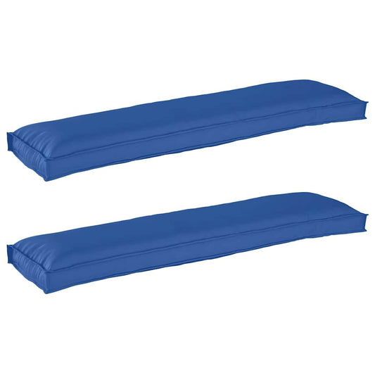vidaXL Σετ Μαξιλαριών Πάγου 2 pcs Μπλε Ρουά 150 x 40 x 8 εκ.