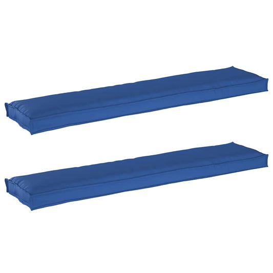 vidaXL Σετ Μαξιλαριών Πάγου 2 pcs Μπλε Ρουά 180 x 40 x 8 εκ.