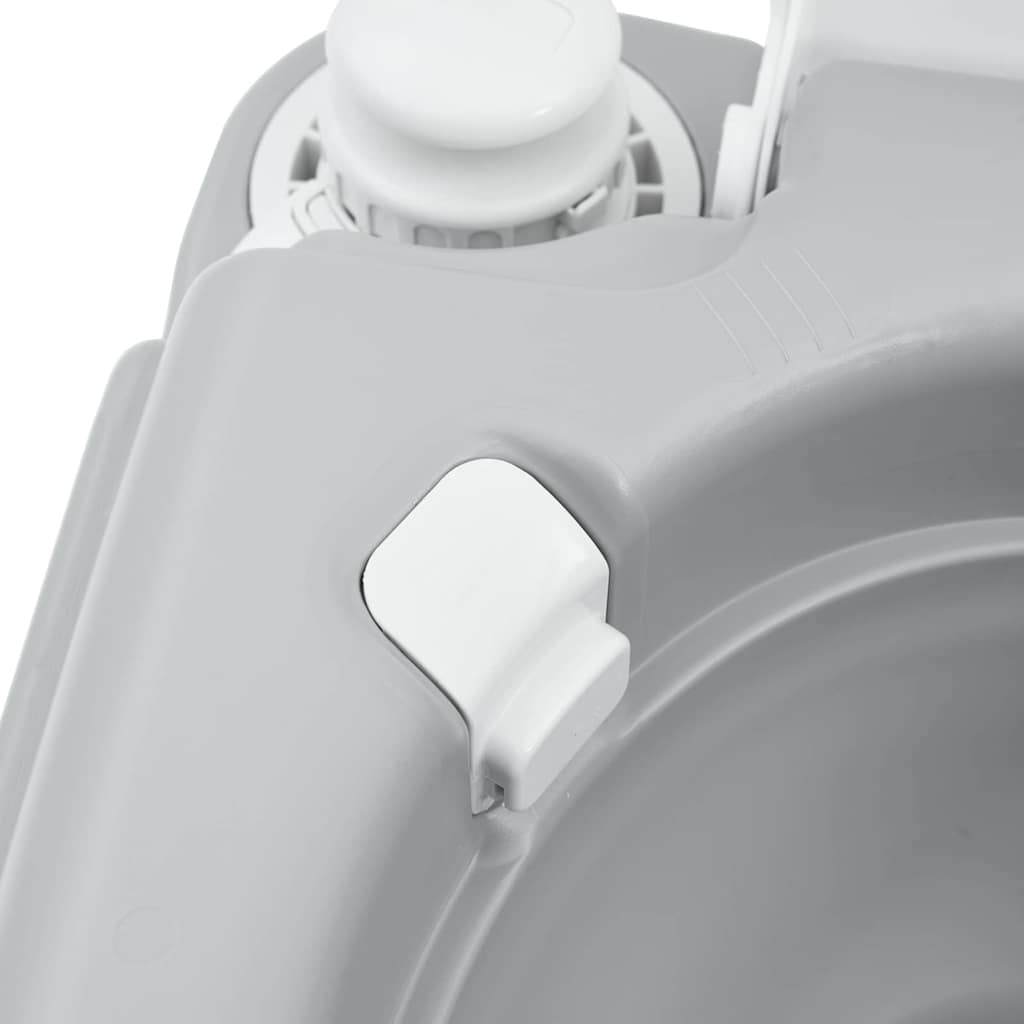 vidaXL Τουαλέτα Κάμπινγκ Γκρι 41.5 x 36.5 x 42 εκ.