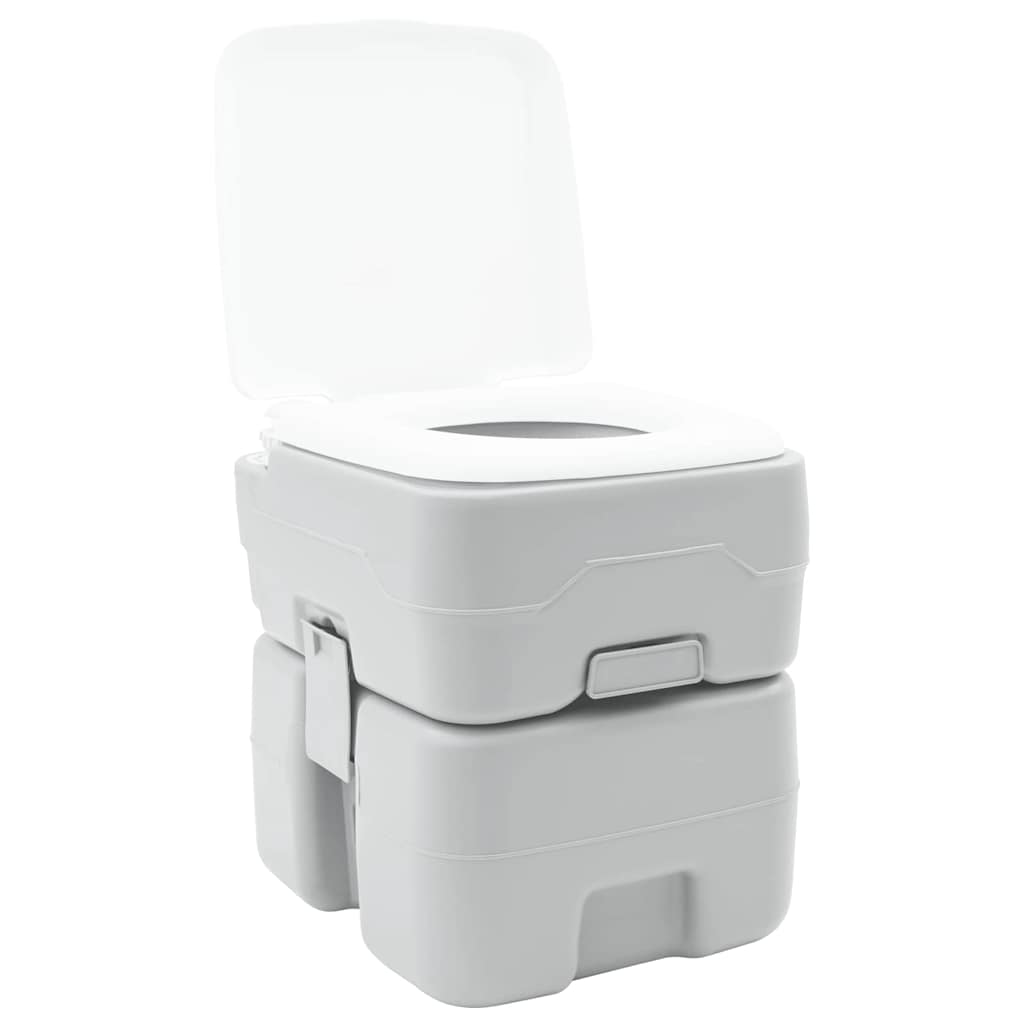 vidaXL Τουαλέτα Κάμπινγκ Γκρι 41.5 x 36.5 x 42 εκ.