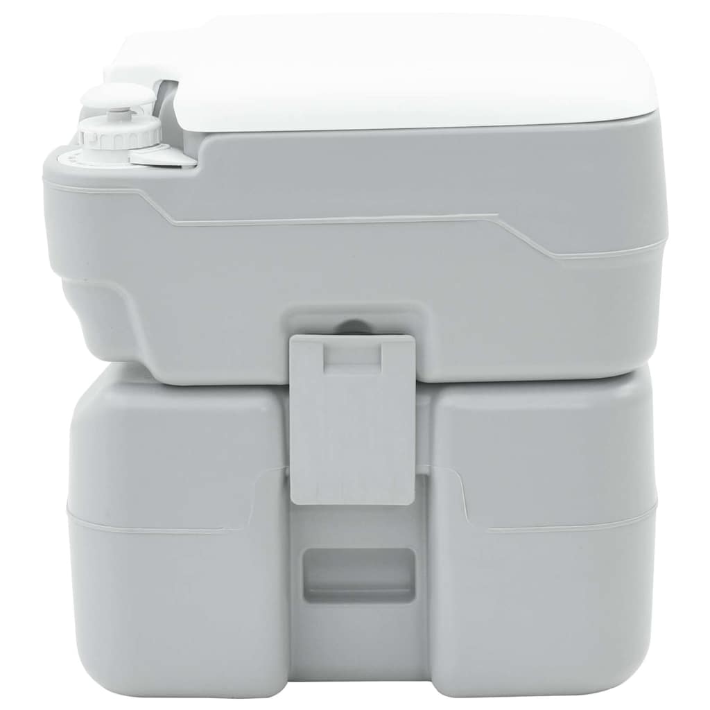 vidaXL Τουαλέτα Κάμπινγκ Γκρι 41.5 x 36.5 x 42 εκ.