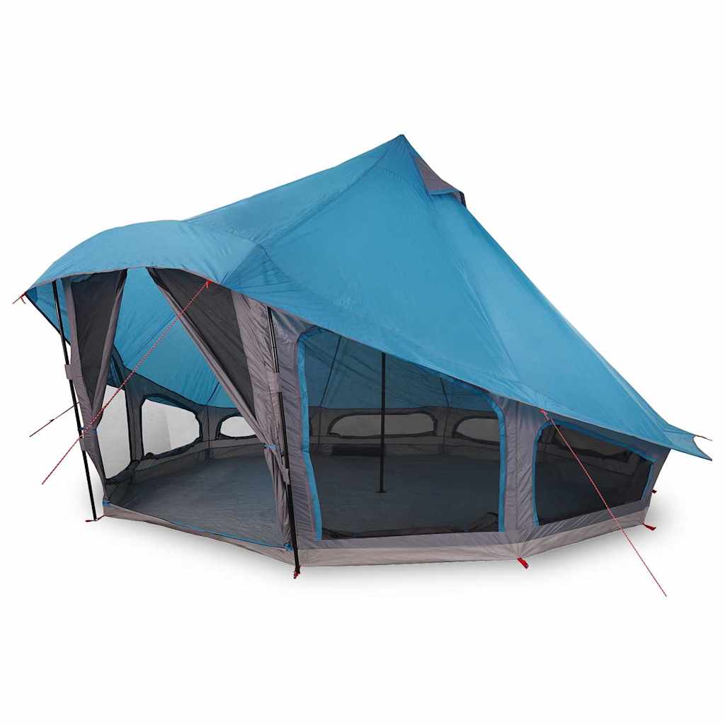 vidaXL Τέντα Tipi για 10 άτομα, αδιάβροχη σε μπλε χρώμα