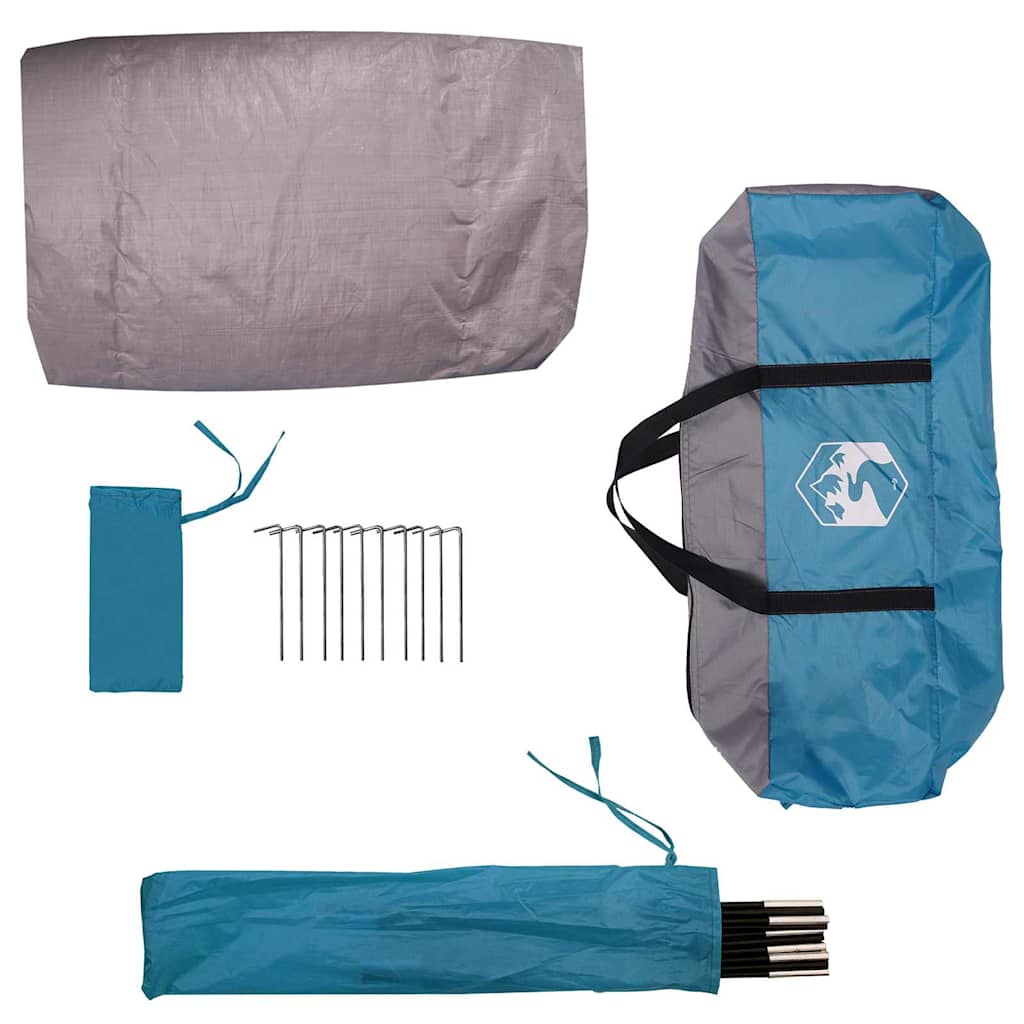 vidaXL Σκηνή με στέγη με αέρα αέρα Μπλε 268 x 240 x 191 cm Πολυεστέρας