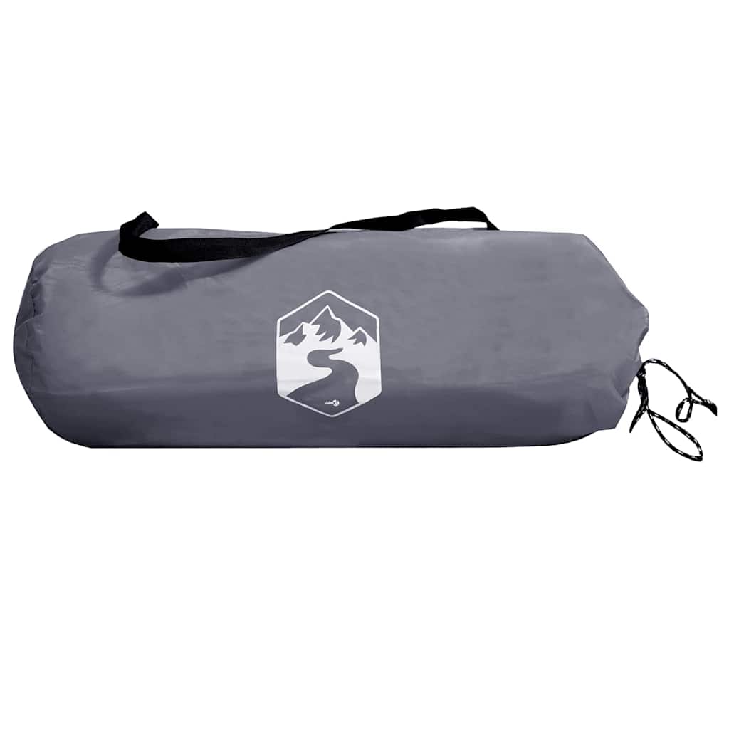 vidaXL Σκηνή αποθήκευσης ποδηλάτων με στέγη Γκρι και Πορτοκαλί