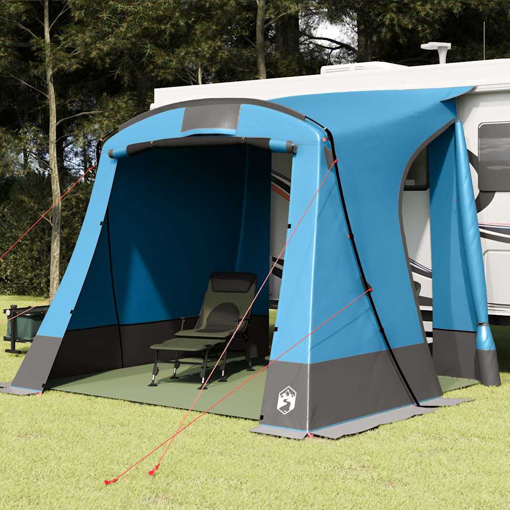 vidaXL Σκηνή με στέγη Μπλε και Μαύρο 285 x 255 x 245 cm Πολυεστέρας