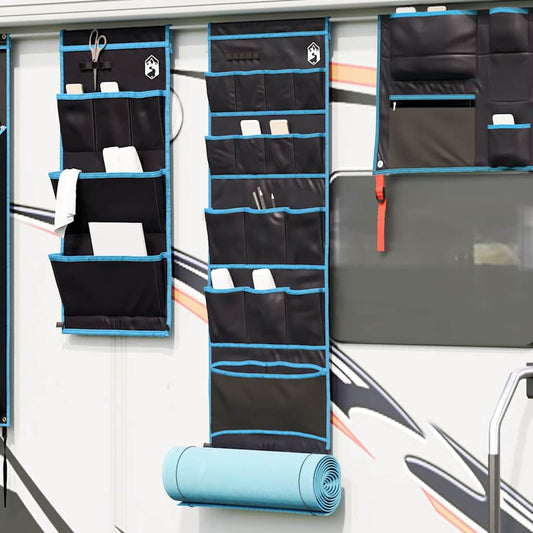 vidaXL Τσάντα Αποθήκευσης Μαύρο, Μπλε 125 x 48 εκ Οξφόρδη