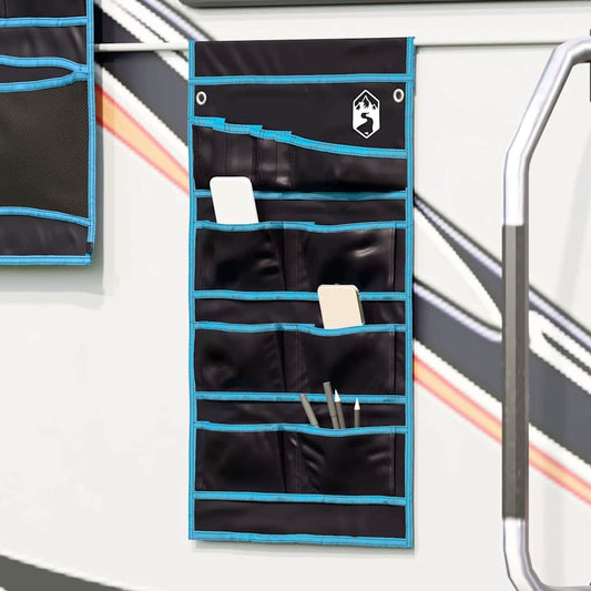 vidaXL Τσάντα Αποθήκευσης Μαύρο, Μπλε 63.5 x 40 εκ Οξφόρδη