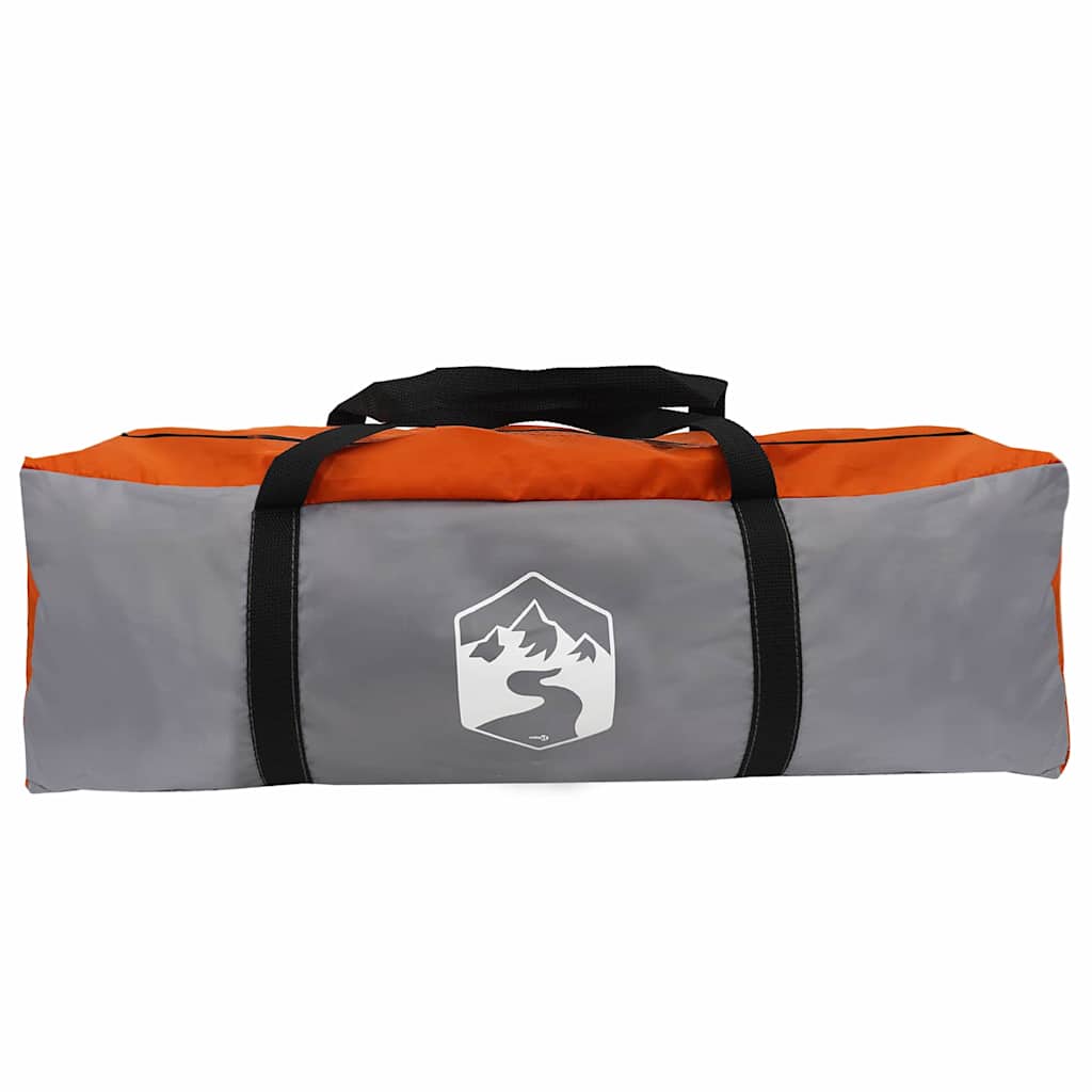 vidaXL Σκηνή Γκρι και πορτοκαλί 282 x 225 x 154 εκ