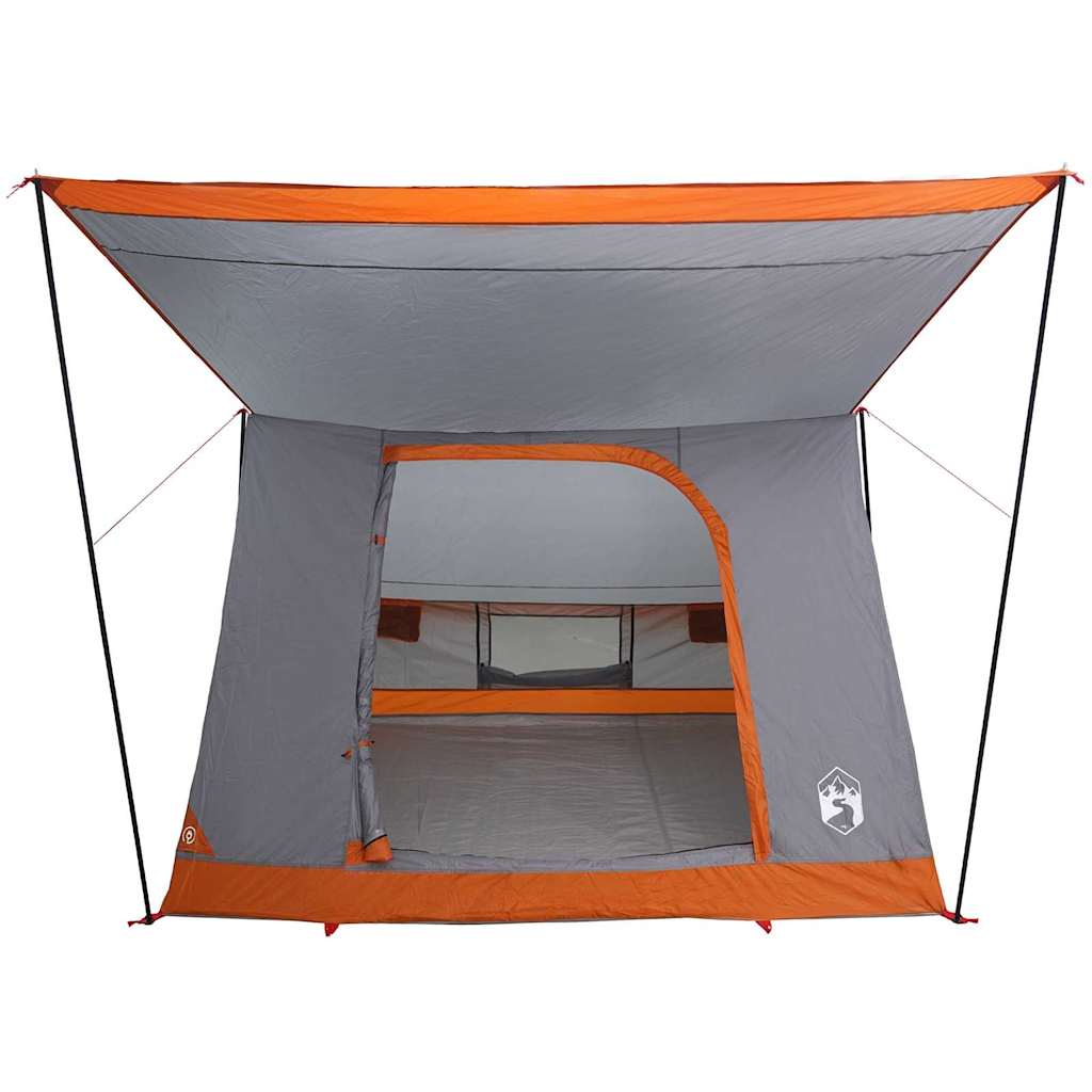 vidaXL Σκηνή Γκρι και πορτοκαλί 282 x 225 x 154 εκ