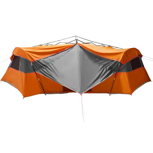 vidaXL Οικογενειακή Εσωτερική Σκηνή Γκρι 520 x 520 x 190 εκ