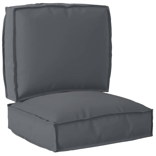 vidaXL Σετ Μαξιλαριών Πάγου 2 pcs Ανθρακί 50 x 50 x 12 cm