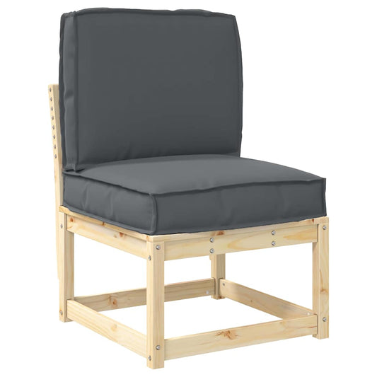 vidaXL Σετ Μαξιλαριών Πάγου 2 pcs Ανθρακί 50 x 50 x 12 cm