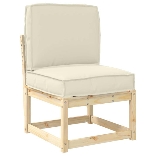 vidaXL Σετ Μαξιλαριών Πάγου 2 pcs Κρεμ 50 x 50 x 12 cm Ύφασμα Oxford