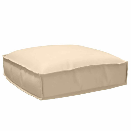 vidaXL Σετ Μαξιλαριών Πάγου 2 pcs Μπεζ 50 x 50 x 12 cm Ύφασμα Oxford