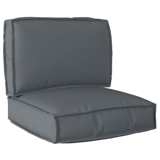 vidaXL Σετ Μαξιλαριών Πάγου 2 pcs Ανθρακί Ύφασμα Όξφορντ