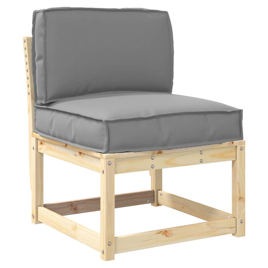 vidaXL Σετ Μαξιλαριών Πάγου 2 pcs Γκρι 60 x 60 x 12 cm Ύφασμα Oxford