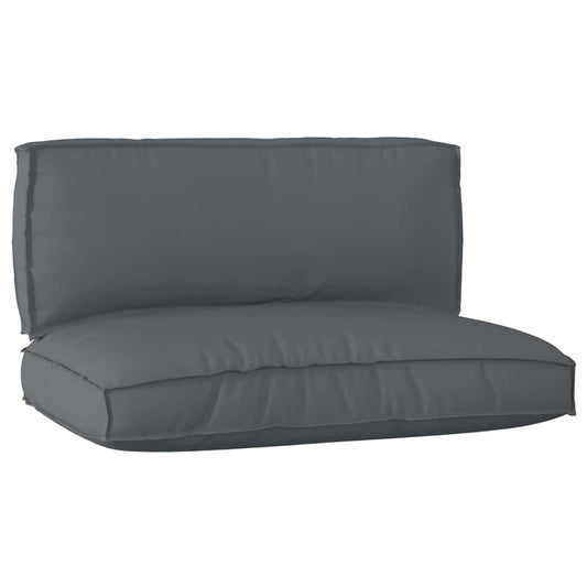 vidaXL Σετ Μαξιλαριών Πάγου 2 pcs Ανθρακί 120 x 80 x 12 cm
