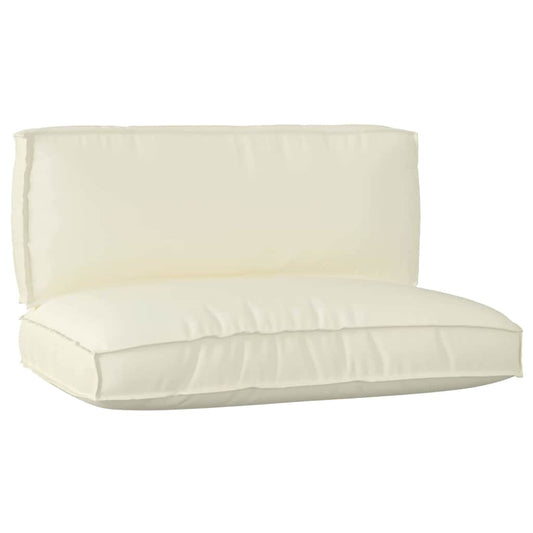 vidaXL Σετ Μαξιλαριών Πάγου 2 pcs Κρεμ 120 x 80 x 12 cm Ύφασμα Oxford