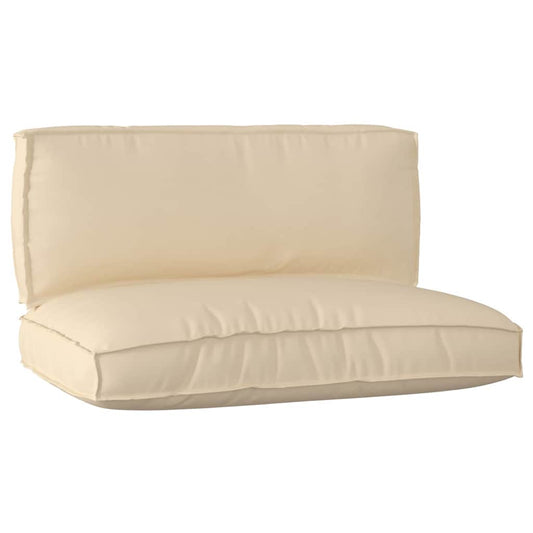 vidaXL Σετ Μαξιλαριών Πάγου 2 pcs Μπεζ 120 x 80 x 12 cm Ύφασμα Oxford