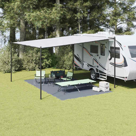 vidaXL Χαλκάκι Σκηνής Μπλε και Γκρι 500 x 300 εκ Πολυαιθυλένιο