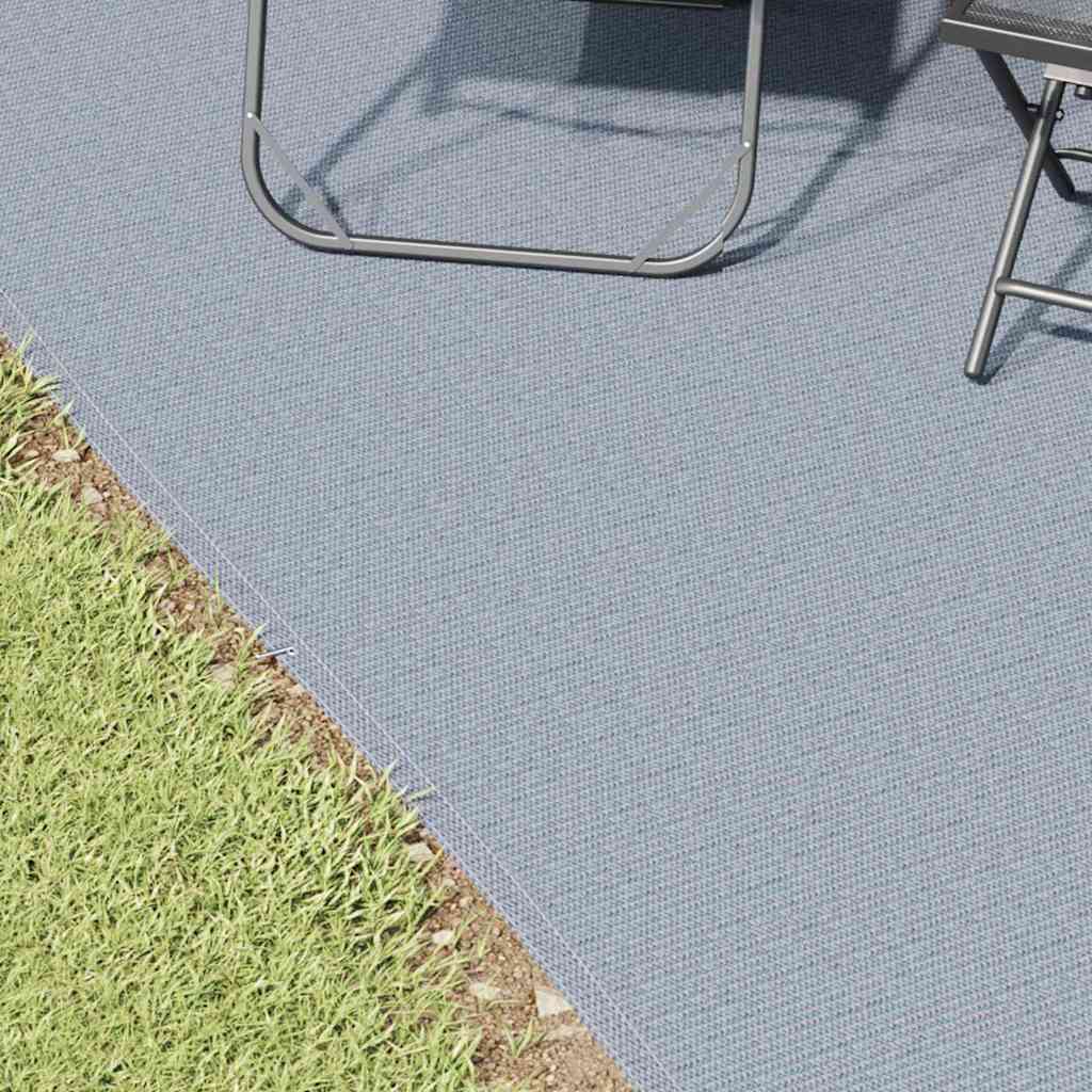 vidaXL Χαλκάκι Σκηνής Μπλε και Γκρι 500 x 400 εκ. Πολυαιθυλένιο