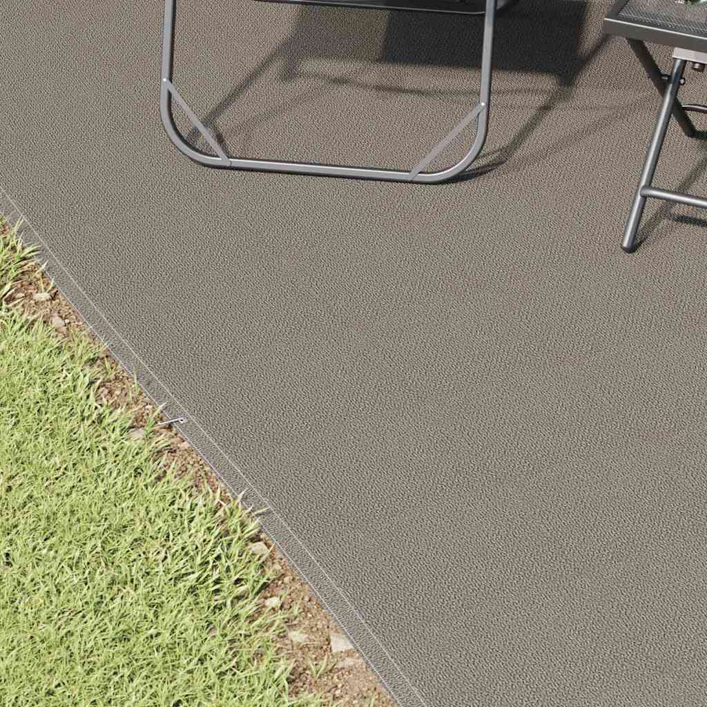 vidaXL Χαλκάκι Σκηνής Ανοιχτό γκρι 400 x 400 cm Πολυαιθυλένιο