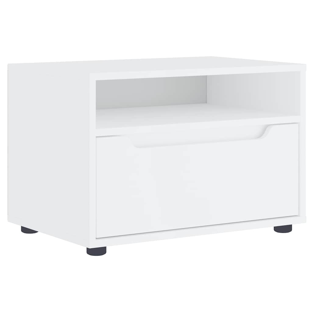 vidaXL Έπιπλο Τηλεόρασης VISNES Λευκό 60x40x38 εκ. από Τεχνητό Ξύλο