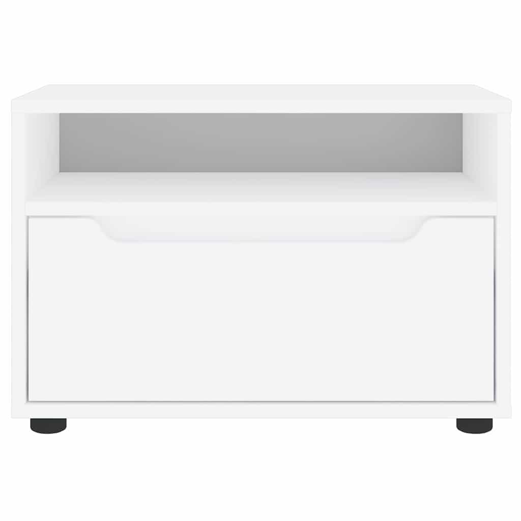 vidaXL Έπιπλο Τηλεόρασης VISNES Λευκό 60x40x38 εκ. από Τεχνητό Ξύλο