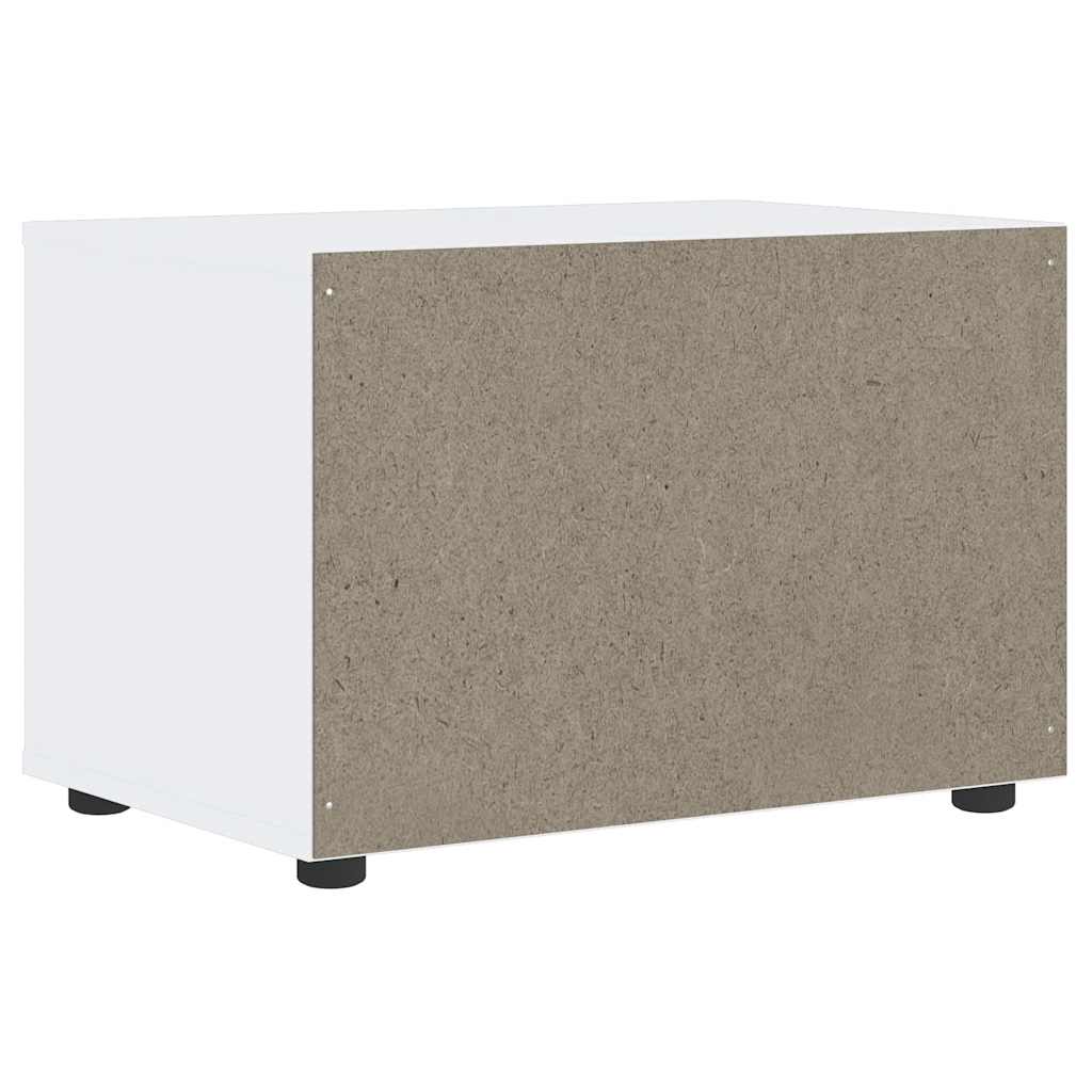 vidaXL Έπιπλο Τηλεόρασης VISNES Λευκό 60x40x38 εκ. από Τεχνητό Ξύλο