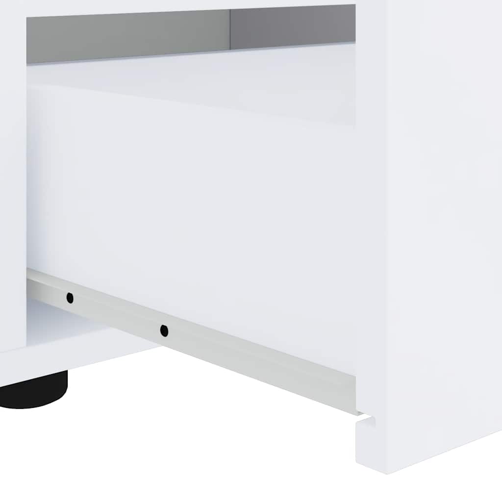 vidaXL Έπιπλο Τηλεόρασης VISNES Λευκό 60x40x38 εκ. από Τεχνητό Ξύλο