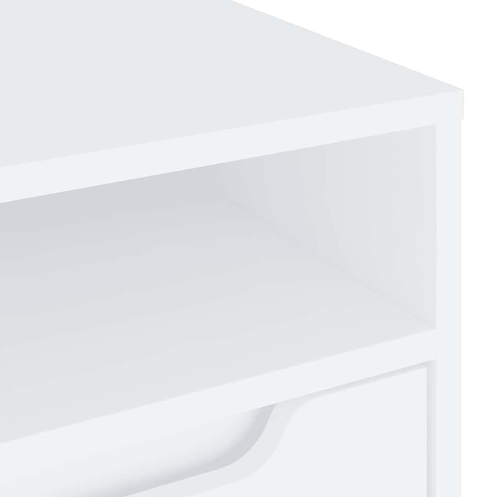 vidaXL Έπιπλο Τηλεόρασης VISNES Λευκό 100x40x38 εκ. από Τεχνητό Ξύλο