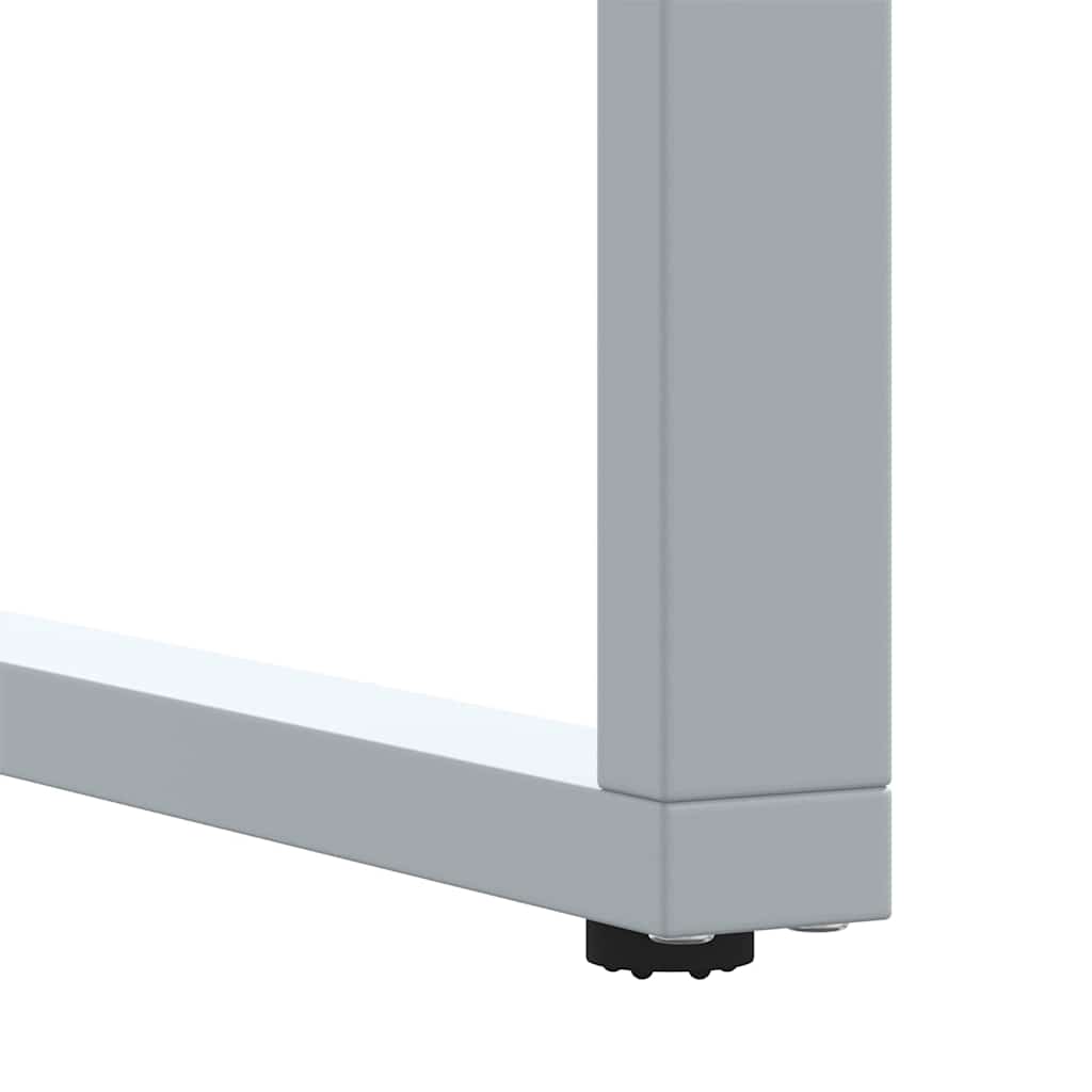 vidaXL Τραπέζι Κήπου Γκρι 160 x 80 x 75 cm Στερεό Ξύλο Ακακίας