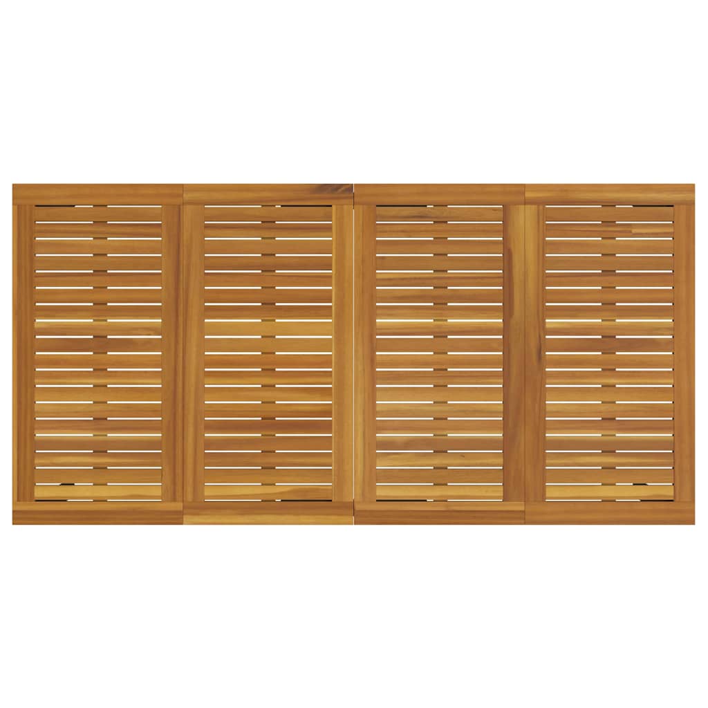 vidaXL Εξωτερικό Τραπέζι Φυσικό και Γκρι 180 x 90 x 75 cm