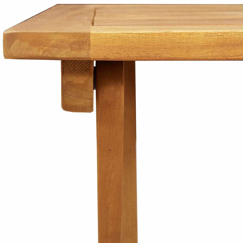 vidaXL Τραπέζι Κήπου Φυσικό 60 x 60 x 72 cm Στερεό Ξύλο Ακακίας