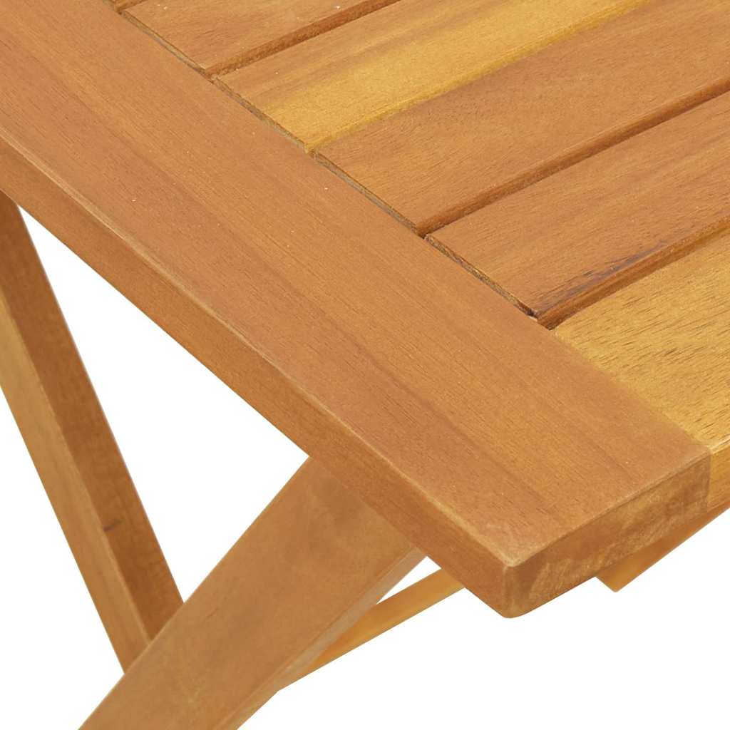 vidaXL Τραπέζι Κήπου Φυσικό 60 x 60 x 72 cm Στερεό Ξύλο Ακακίας